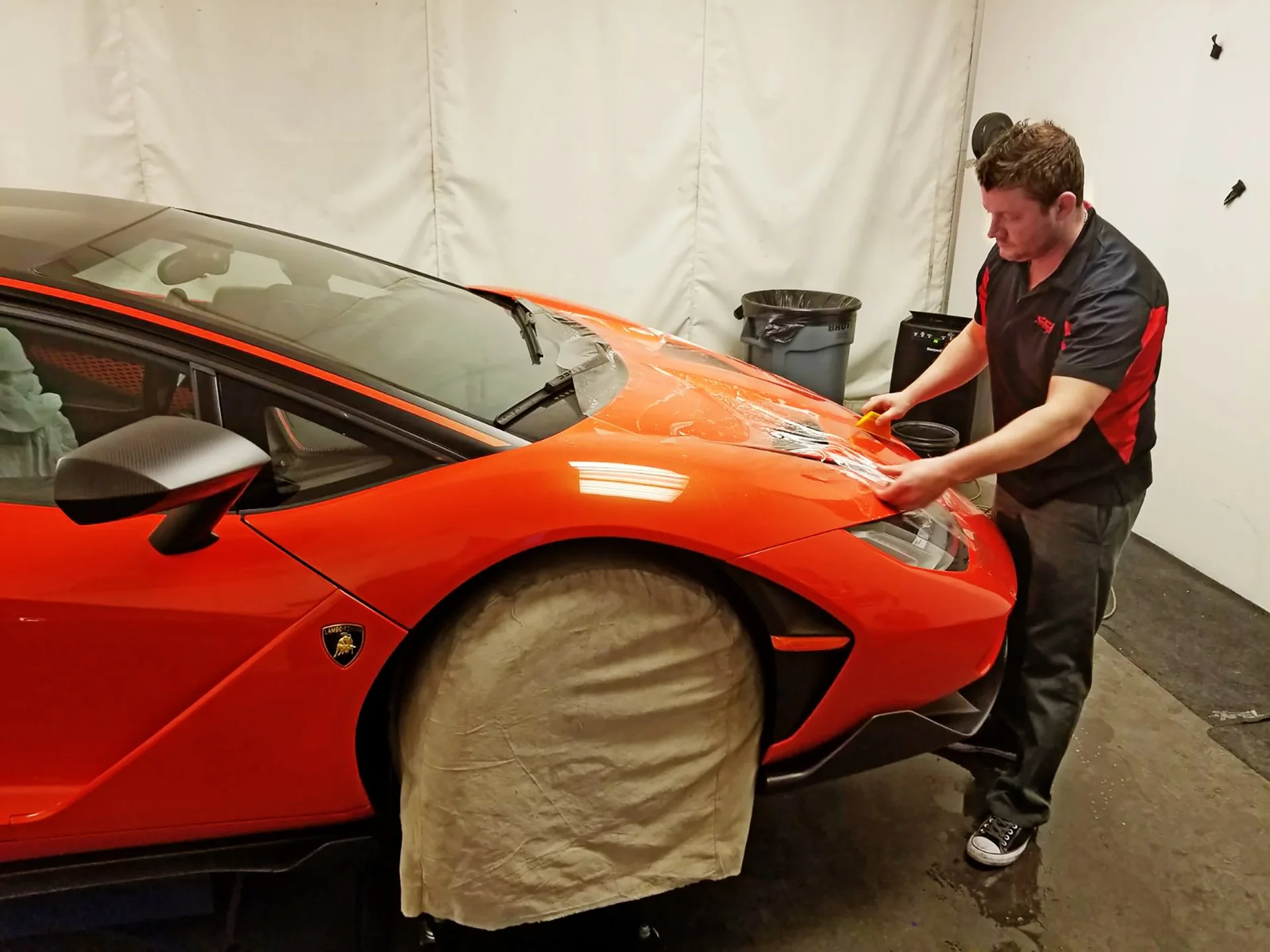 2022 Lamborghini Huracán — Full front clear PPF